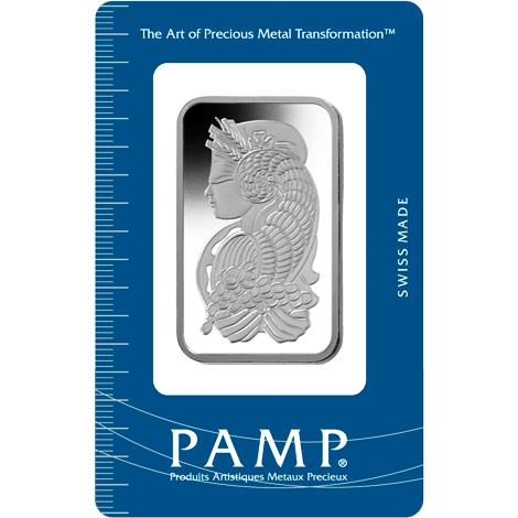 PAMP Lingotto di Platino 100g